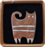 Cat Enamel Brooches - by Jennifer Crockett - JayCee Designs