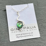 Paua Pendants on Sterling Silver Chain PP17 - by Mhairi Sim - Girl Paua