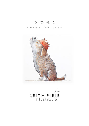 DOGS Calendar 2024 - by Keith Pirie