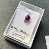 Paua Pendants on Sterling Silver Chain PP17 - by Mhairi Sim - Girl Paua