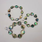 Beautiful Paua Shell & Freshwater Pearl Bracelet - by Mhairi Sim - Girl Paua