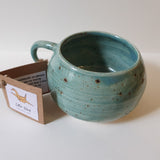 Duck Egg Speckled Collection Tea Cups- by Claire Farmer - Little Bird Ceramics