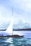 Boats -Various Small Mounted Prints - By Gillian Kingslake