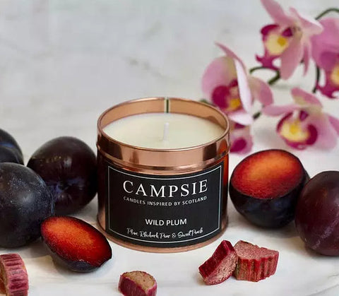 Wild Plum Scented Candle - by Kirsty Hope