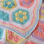 African Flower Crochet Blanket - by Fiona Whyte