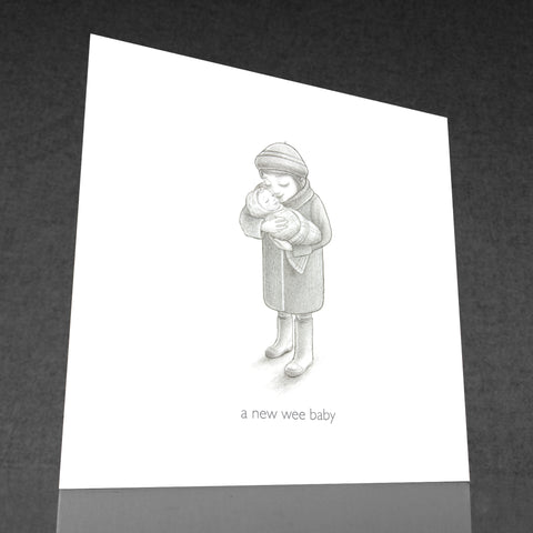 A New Wee Baby Card - by Keith Pirie