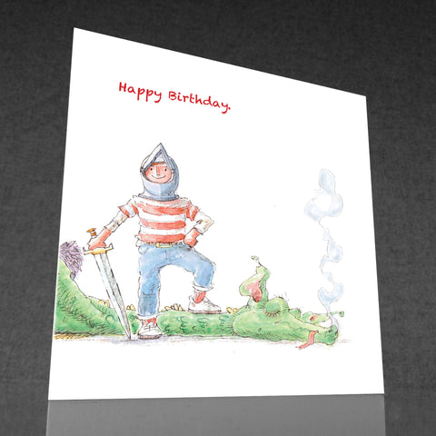 Knight Birthday Card - by Keith Pirie