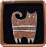 Cat Enamel Brooches - by Jennifer Crockett - JayCee Designs