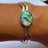 Cuff Bracelet - by Mhairi Sim - Girl Paua