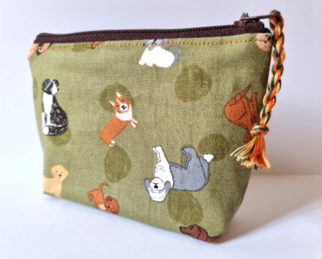 Green Dogs Purse - by Lucy Jackson Designs