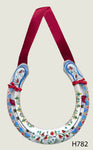 Christmas Hand Painted Horseshoes - By Gillian Kingslake