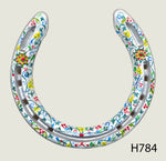 Christmas Hand Painted Horseshoes - By Gillian Kingslake