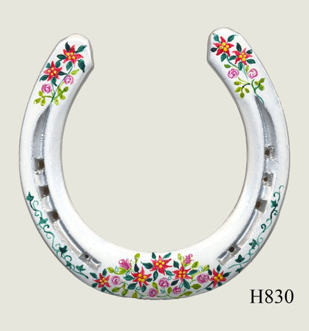 Various Hand Painted Horseshoes - By Gillian Kingslake
