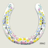 Various Hand Painted Horseshoes - By Gillian Kingslake