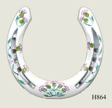 Various Hand Painted Horseshoes - By Gillian Kingslake