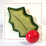 Holly Brooch - by Lucy Jackson