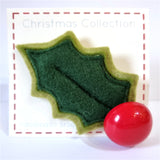 Holly Brooch - by Lucy Jackson
