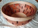 Maple and African Rosewood Segmented Bowl - by Neil Paterson