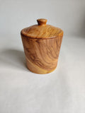 Cherry Lidded Box With figured grain - by Neil Paterson