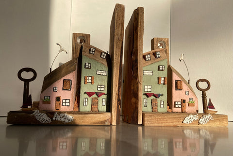 Harbour End Bookends - by Emma Frame
