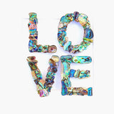 Paua Shell Print Greetings Cards - by Mhairi Sim - Girl Paua