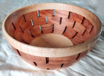 Maple and African Rosewood Segmented Bowl - by Neil Paterson