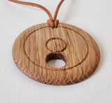 Circles Design Wooden Pendant by Neil Paterson