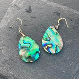 Paua Shell Natural Earrings - by Mhairi Sim - Girl Paua