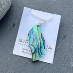 Paua Pendants on Sterling Silver Chain PP17 - by Mhairi Sim - Girl Paua