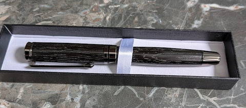 4500 year old Hand Turned Rollerball Pen by Neil Paterson