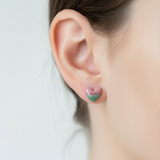 Porcelain Earrings - by Claire Farmer - Little Bird Ceramics