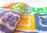 Bright Crochet Squares Blanket - by Fiona Whyte