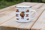 Enamel Mugs - by Christine Allan - Xtine Art