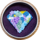 Beaded Felt Brooches Collection - by Lucy Jackson
