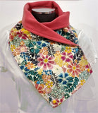 Neck Warmer Scarf Bright Flowers - by Lucy Jackson