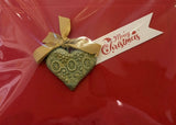 Handmade Christmas card with removable decoration