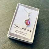 Paua Pendants on Sterling Silver Chain PP17 - by Mhairi Sim - Girl Paua