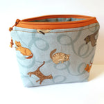 Blue Cats Purse - by Lucy Jackson Designs