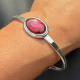 Cuff Bracelet - by Mhairi Sim - Girl Paua