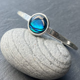 Cuff Bracelet - by Mhairi Sim - Girl Paua