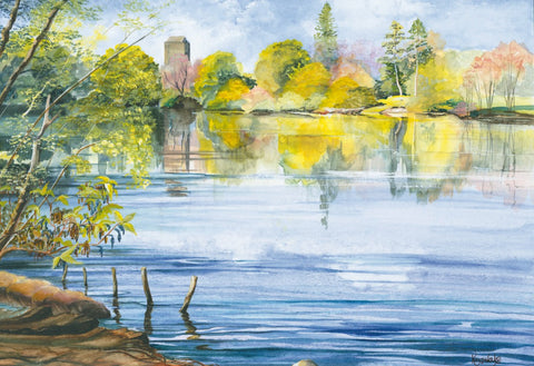 Mugdock Greeting Cards by Gillian Kingslake
