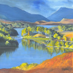 'Autumn, Glen Affric' Framed Original oil by Gillian Kingslake