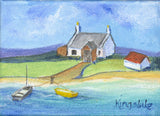 Various small box canvases - by Gillian Kingslake