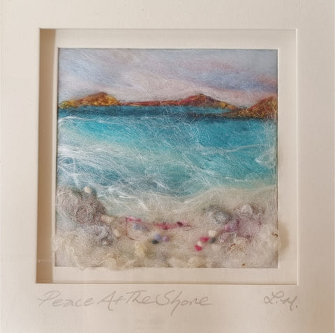Peace at The Shore Framed Original - by Lynne McGill - Lin Pin
