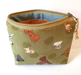 Green Dogs Purse - by Lucy Jackson Designs