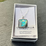 Paua Pendants on Sterling Silver Chain PP17 - by Mhairi Sim - Girl Paua