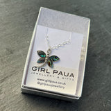 Paua Pendants on Sterling Silver Chain PP17 - by Mhairi Sim - Girl Paua