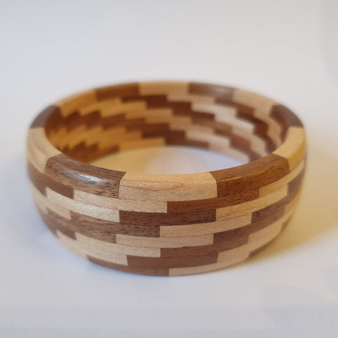Segmented Wooden Bangle by Neil Paterson