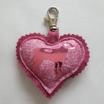 Doggy Heart Keyrings - by Lucy Jackson