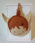 Highland Cow Keyring - by Lucy Jackson